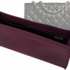 SAMORGA Samorga (3-67/ Cha-Classic-Jumbo-U Cha Classic Large 30Cm Flapbag Organizer Insert Innerbag (1.2Mm Burgundy) | Handbag Accessories