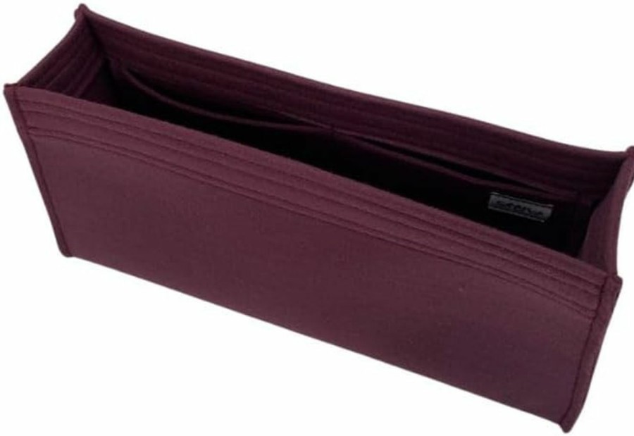 SAMORGA Samorga (3-67/ Cha-Classic-Jumbo-U Cha Classic Large 30Cm Flapbag Organizer Insert Innerbag (1.2Mm Burgundy) | Handbag Accessories