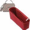 Lckaey Lckaey Purse Organizer For Croisette Handbag Tassel Bag Felt Organizer Insert2089Red | Handbag Accessories