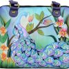 Anna by Anuschka Anna By Anuschka Organizer Carry Bag-Leather, Midnight Peacock | Handbag Accessories