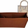 Lckaey Lckaey Purse Organizer Insert Is Used For Diana Bamboo Bag Liner And Tote Storage Bag Liner.2032Brown-L | Handbag Accessories