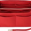 OPPOSHE Opposhe Purse Organizer Insert For Handbags, Softened Felt Bag Insert Organizer For Tote, Handbag Organizer Compatible With Lv, Coach, Mk, Kate Spade, Goyard, Longchamp | Handbag Accessories