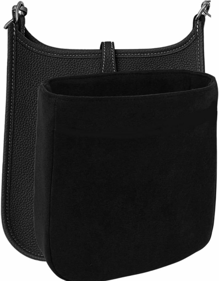 Meenda Purse Organizer Insert For Evelyne 16 Tpm Handbag, Faux Suede Soft And Smooth Lightweight Fits Perfectly Sturdy Hand Wash Keep Its Shape Gift Ideas For Women (Sand Brown Se16) | Handbag Accessories