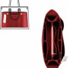 ZTUJO Ztujo Purse Organizer Insert For Handbags, Silky Bag Organizer With 2 Zippers For Speedy Neverful Tote And More (Red, Large) | Handbag Accessories