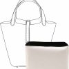 KESOIL Kesoil Purse Organizer Insert,Bag Organizer Fit Picotin 22 - Premium Felt (Handmade/2 Colors/Black) | Handbag Accessories