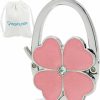 ROFLYER Royceflyer Four Leaf Clover Design Foldable Handbag Hanger Folding Purse Table Hook Holder(White) | Handbag Accessories