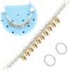 QTKJ Qtkj Shells Pearls Charm For Bogg Bag Accessories, Purse Strap Extender, Purse Chains For Women Rubber Beach Bag Tote Handbag Crossbody Shoulder Decoration, With Metal Buckle(Small) | Handbag Accessories