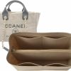 Lckaey Lckaey Purse Organizer Used For Beach Bag Medium Storage Bag Insert3052Khaki-M | Handbag Accessories