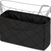 DGAZ Dgaz Silk Purse Organizer Insert Fits Chanel 22 S/M/L Bag,Silky Smooth Bag Organizer,Luxury Handbag & Tote Shaper(Black,S) | Handbag Accessories