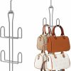 Ulimart Ulimart Purse Hanger 2 Pack,Purse Organizer For Closet,Rotatable Metal Bag Organizer,Purse Holder For Handbags,Belts,Scarves,Tote,Baseball Hats,Backpacks(Silver) | Handbag Accessories