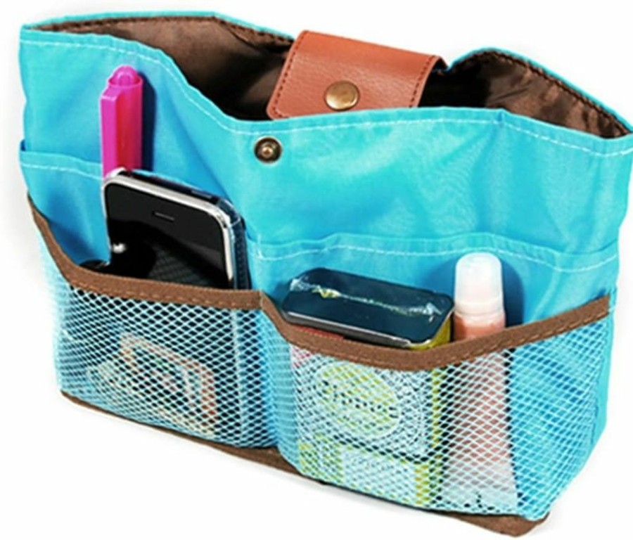 Wrapables Wrapables Ultimate Purse Insert/Handbag Organizer And Day Clutch, Sky Blue | Handbag Accessories